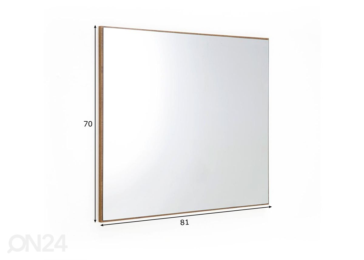 Peegel Toledo 70x81 cm suurendatud mõõdud