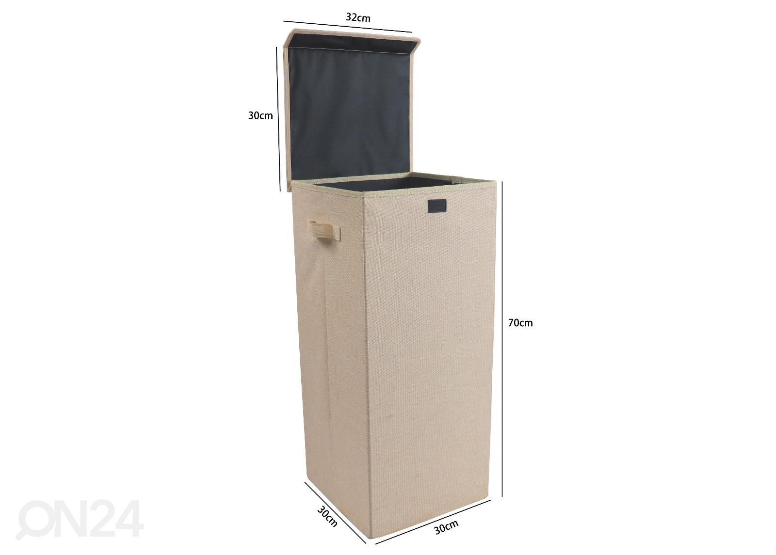 Pesukast Dreso L 30x30 cm suurendatud mõõdud