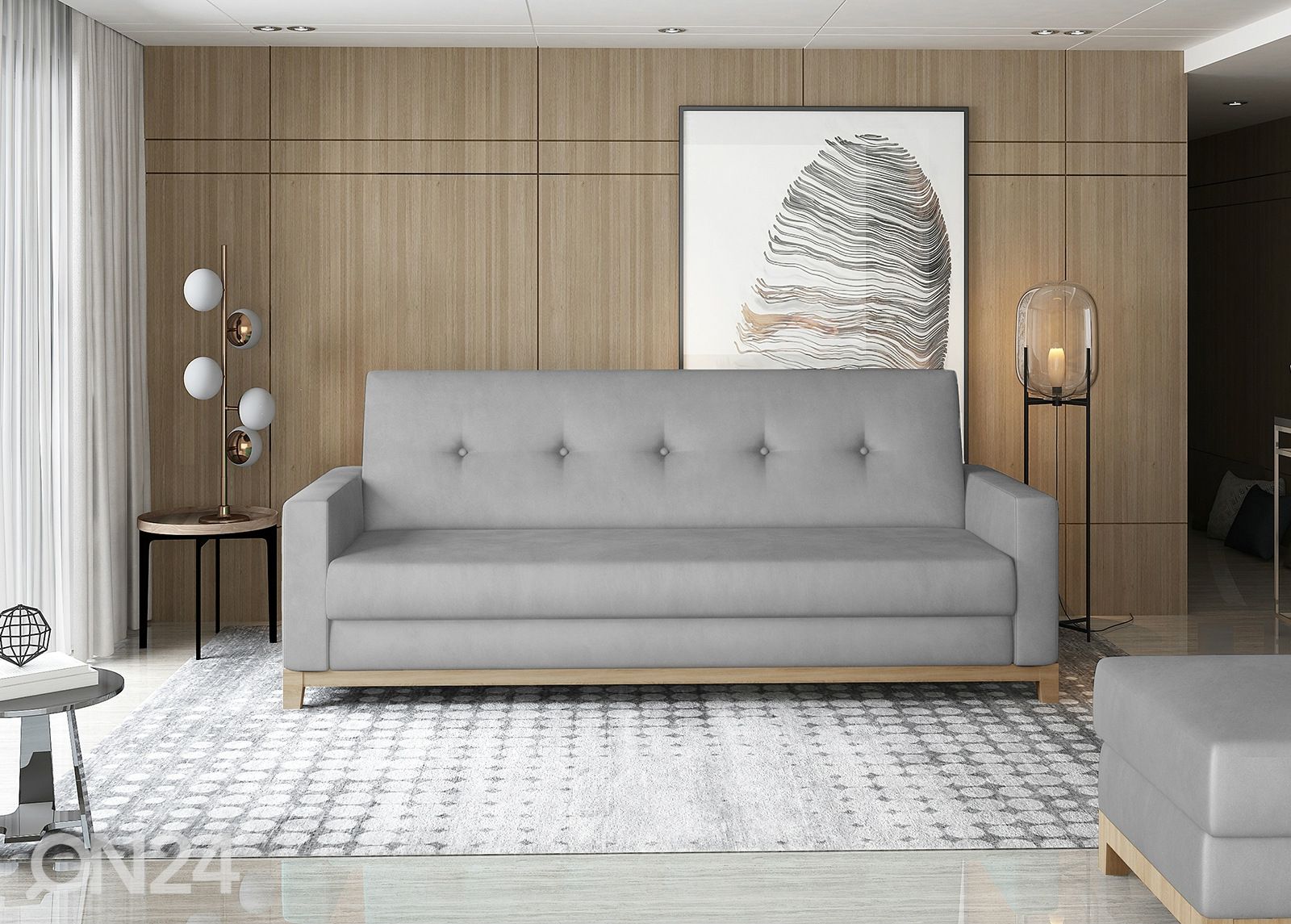 Pesukastiga diivanvoodi Selene suurendatud