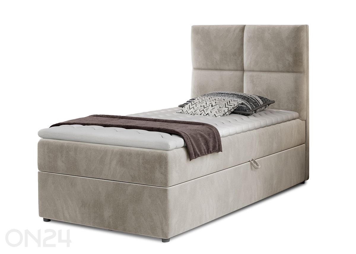 Pesukastiga kontinentaalvoodi 90x200 cm suurendatud