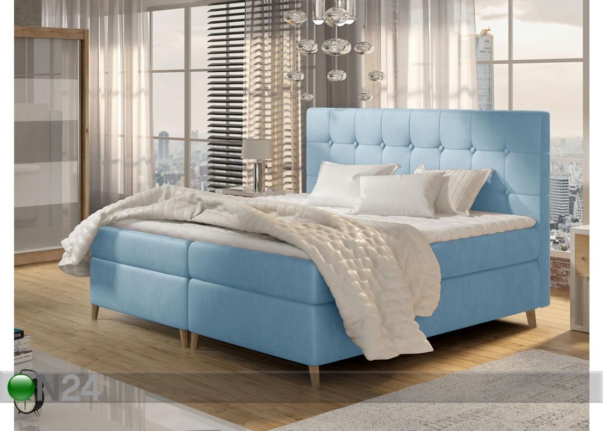 Pesukastiga kontinentaalvoodi Avanti 180x200 cm suurendatud