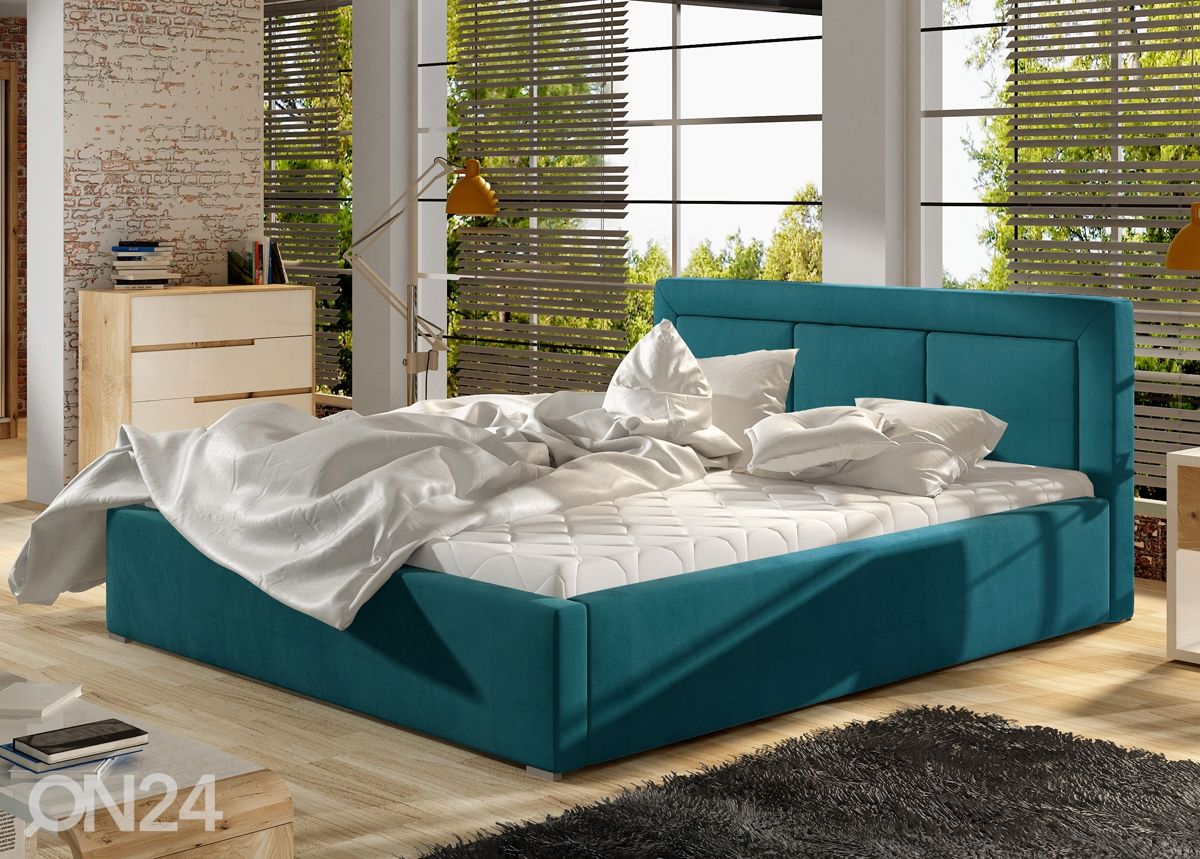 Pesukastiga voodi 200x200 cm suurendatud