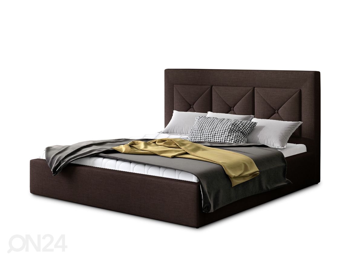 Pesukastiga voodi 200x200 cm suurendatud