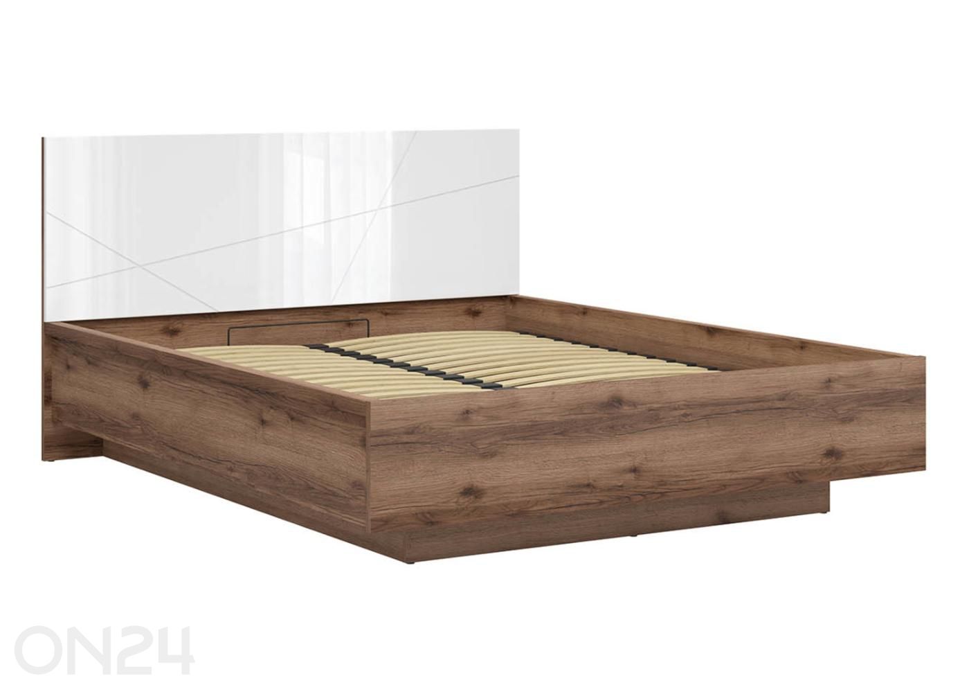 Pesukastiga voodi Forn 160x200 cm suurendatud