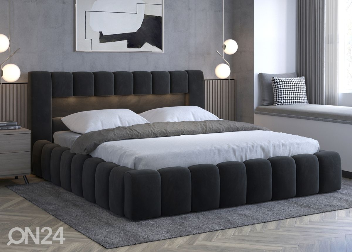 Pesukastiga voodi Victoria 180x200 cm suurendatud