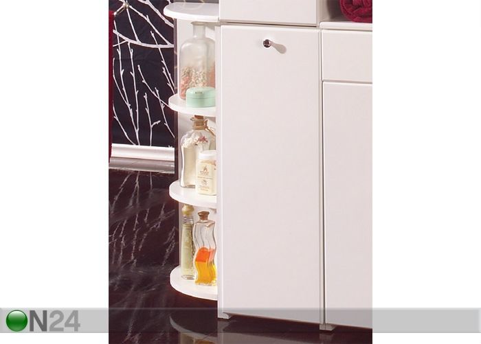 Pesukorviga vannitoakapp suurendatud