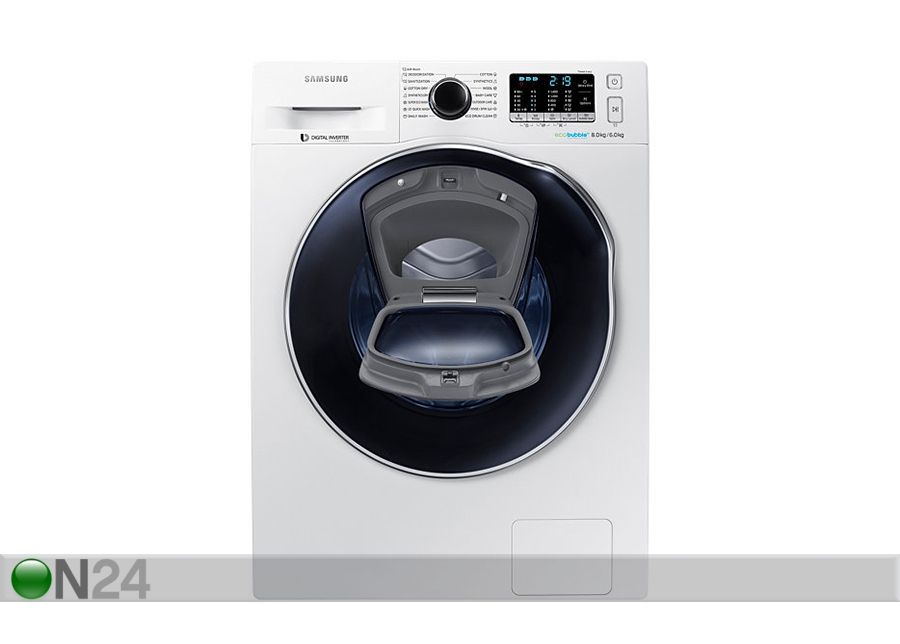 Pesumasin kuivatiga Samsung AddWash suurendatud