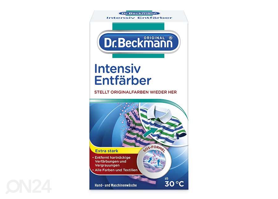 Pesus värvunud riiete puhasti Dr.Beckmann 200 g suurendatud
