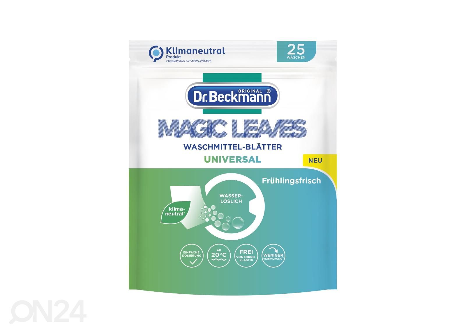 Pesuvahendi lehed Magic Leaves Universal Dr. Beckmann suurendatud