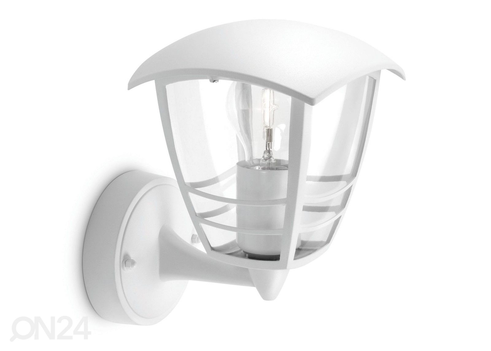 Philips Creek seinalatern E27 valge suurendatud