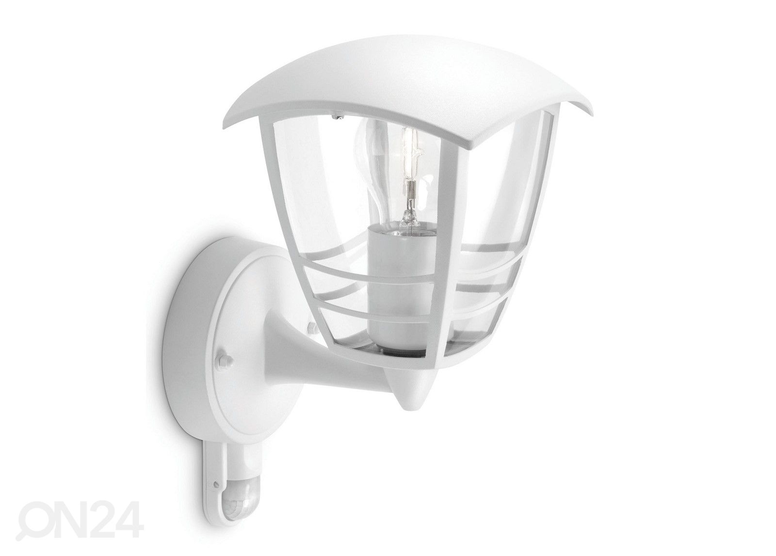Philips Creek seinalatern liikumisanduriga E27 valge suurendatud