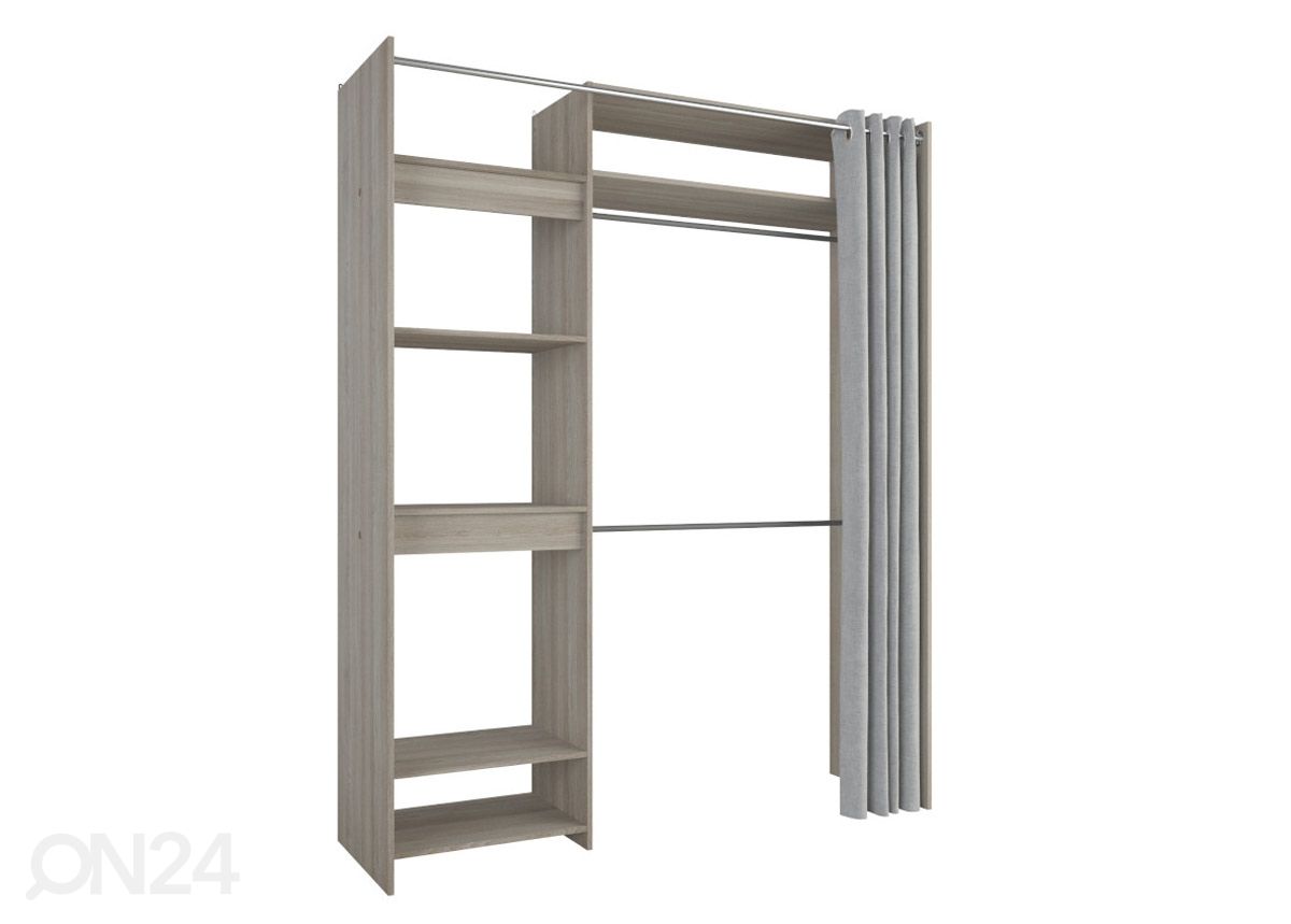 Pikendatav garderoob Odeon 168 cm suurendatud
