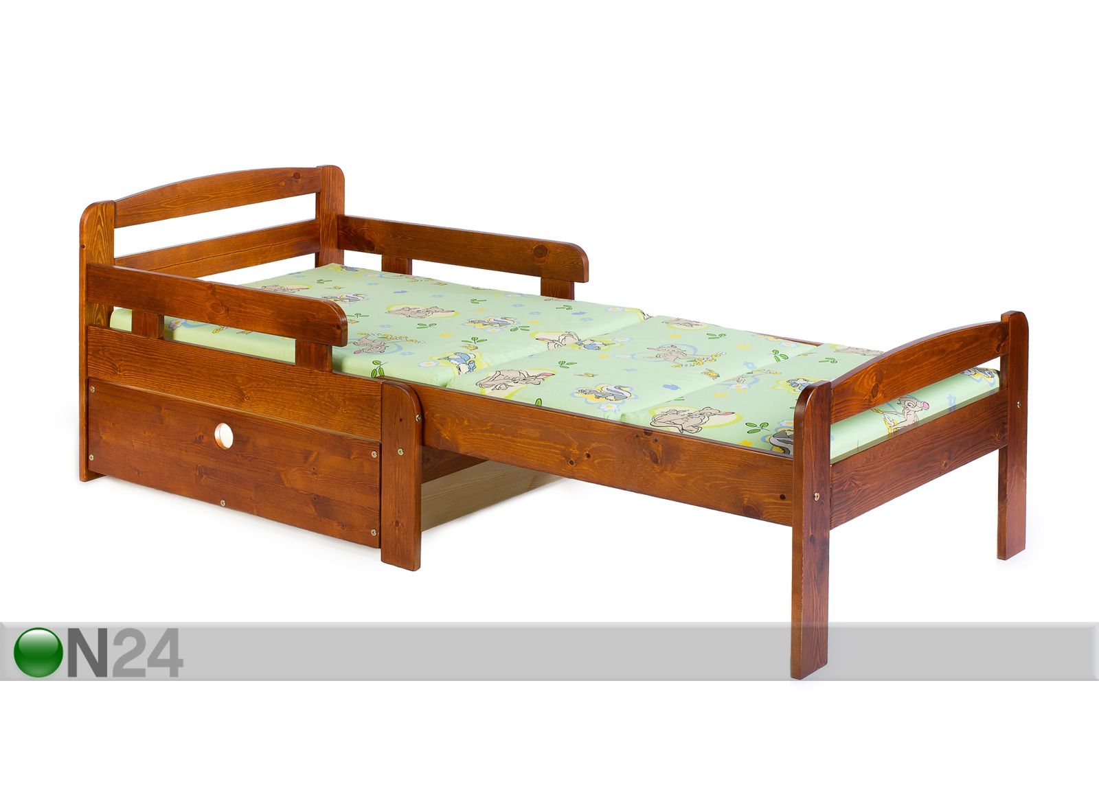 Pikendatav lastevoodi Kiku + voodikast suurendatud