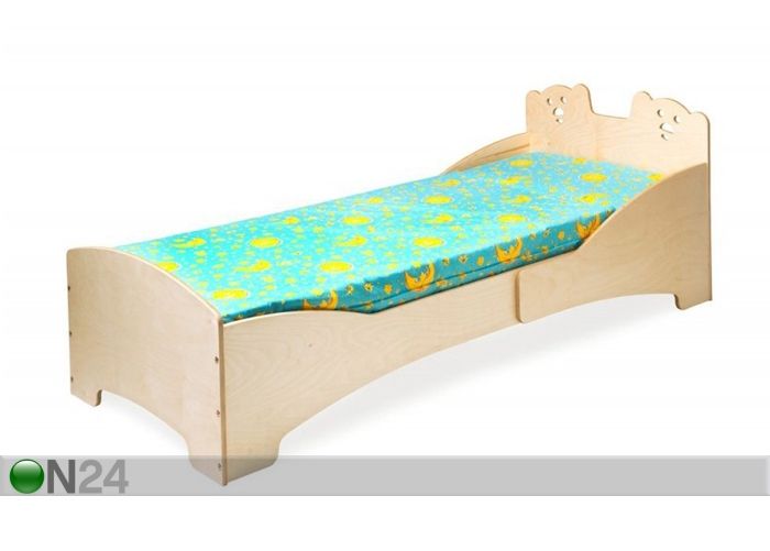 Pikendatav lastevoodi Teddy + madrats suurendatud