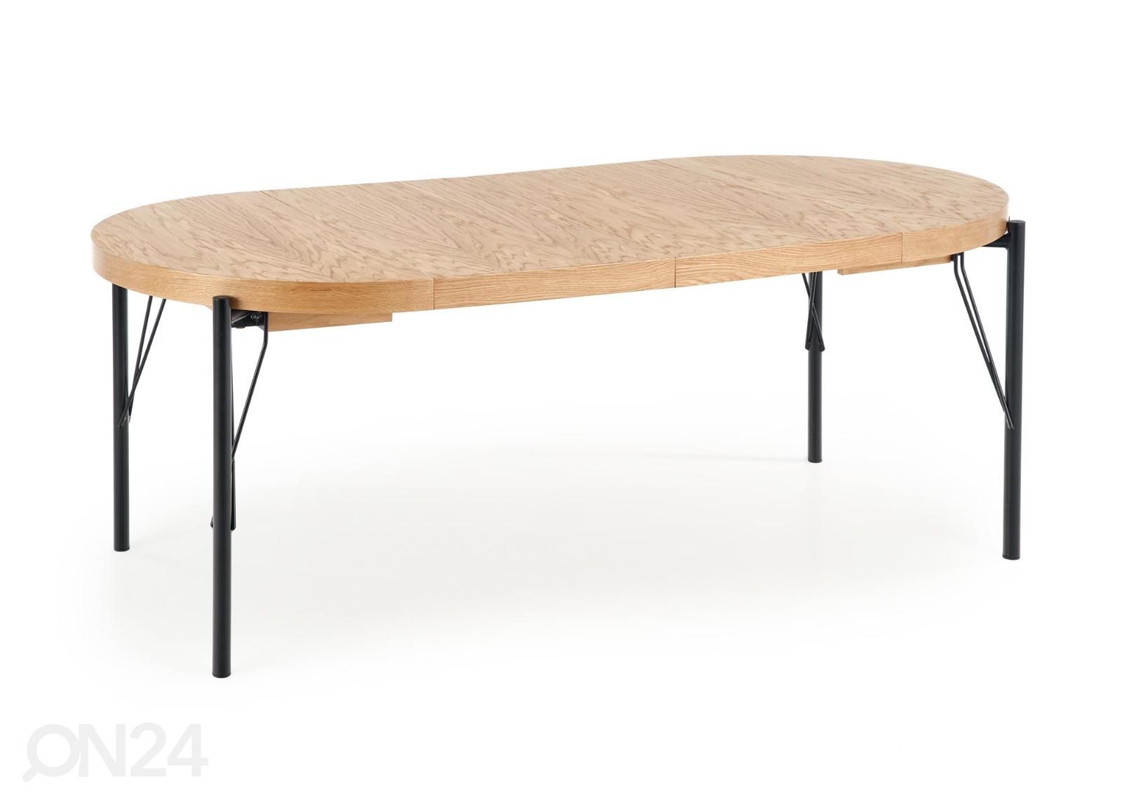 Pikendatav söögilaud 100/300x100 cm suurendatud