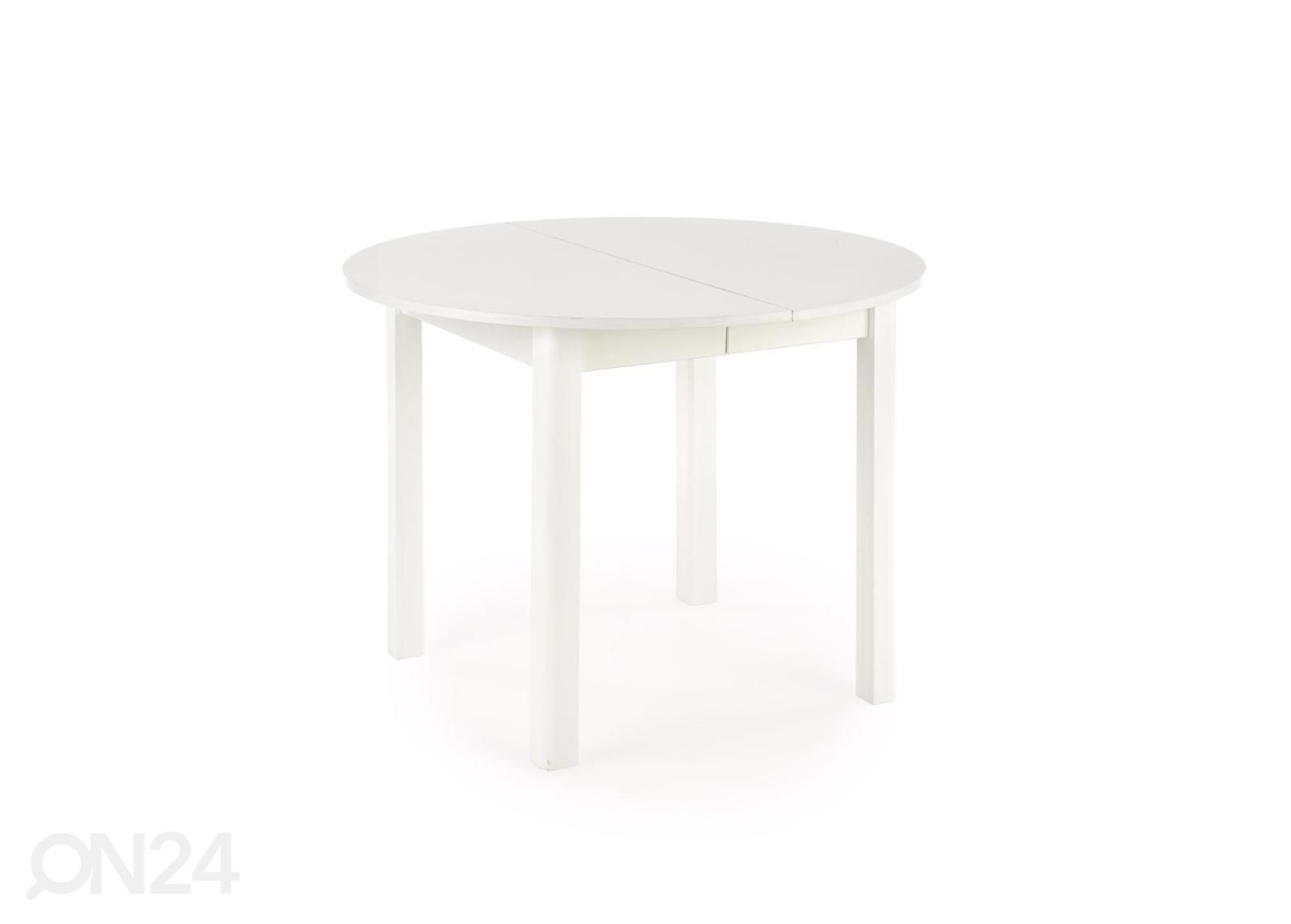 Pikendatav söögilaud 102/142x102 cm suurendatud