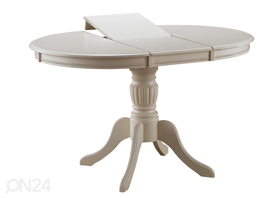 Pikendatav söögilaud 106x106-141 cm suurendatud