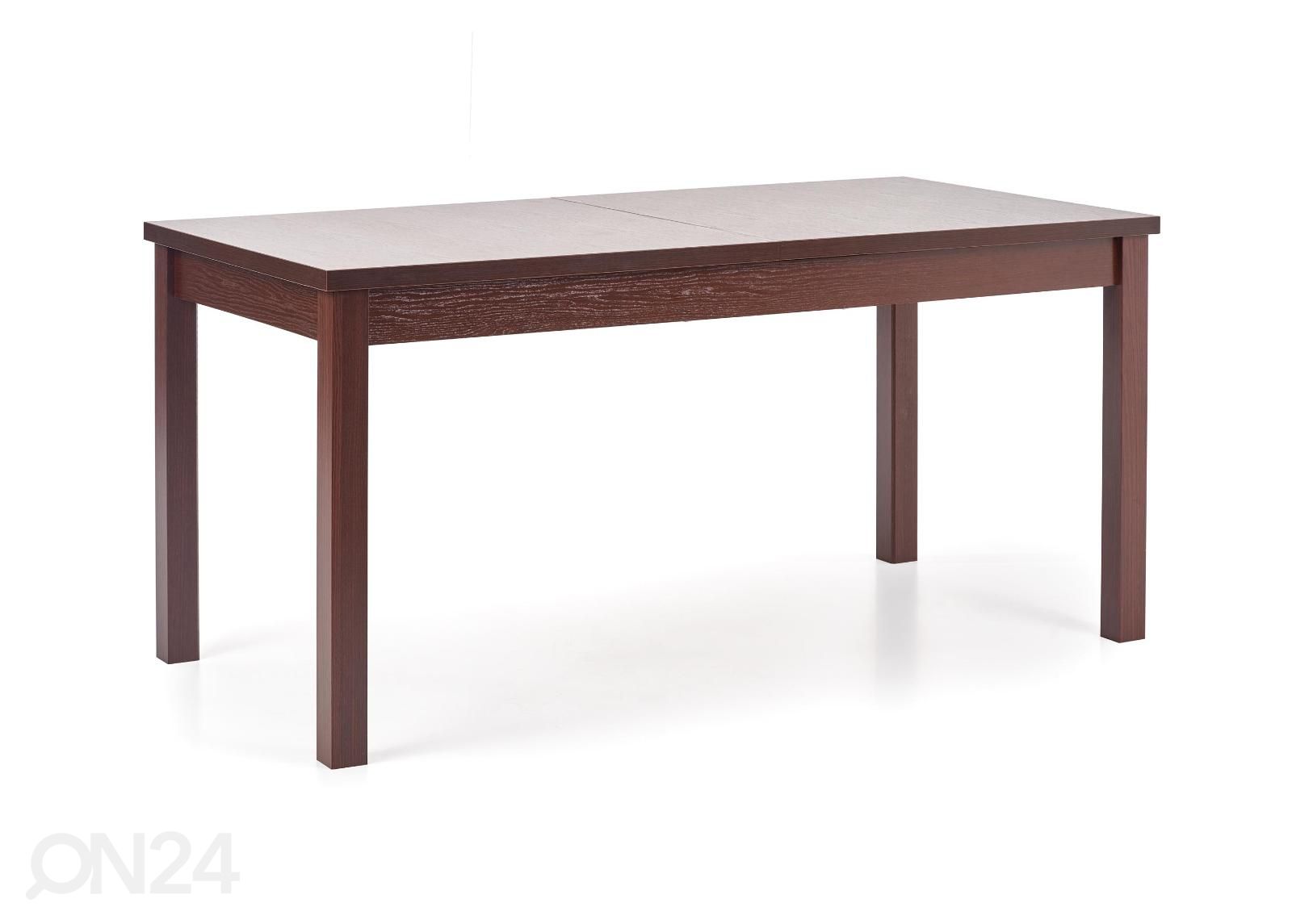 Pikendatav söögilaud 118/158x75 cm suurendatud