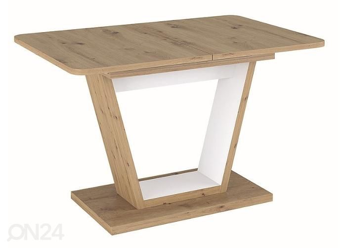 Pikendatav söögilaud 120-160x80 cm suurendatud