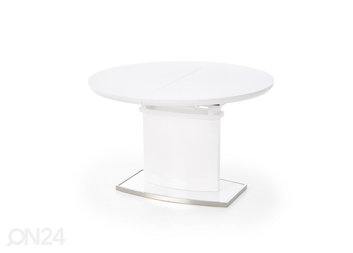 Pikendatav söögilaud 120x120-160 cm suurendatud