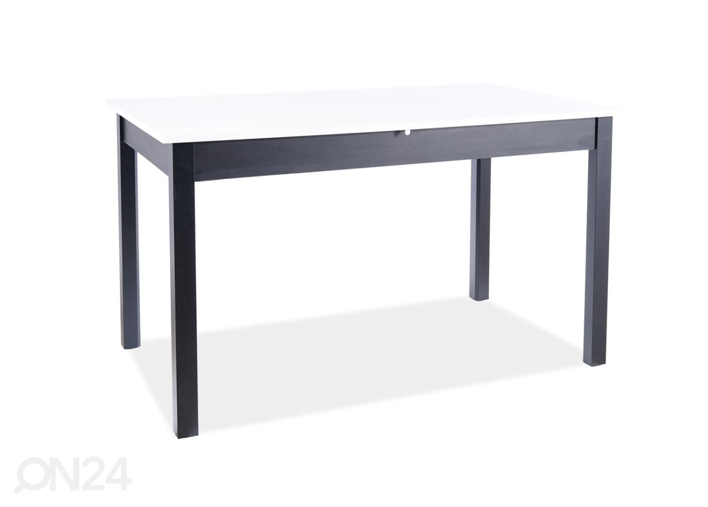Pikendatav söögilaud 125-170x75 cm suurendatud
