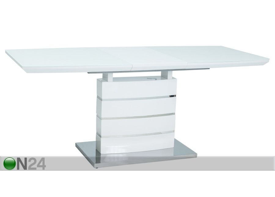 Pikendatav söögilaud 140-180x80 cm suurendatud