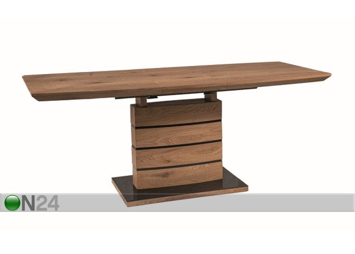 Pikendatav söögilaud 140-180x80 cm suurendatud