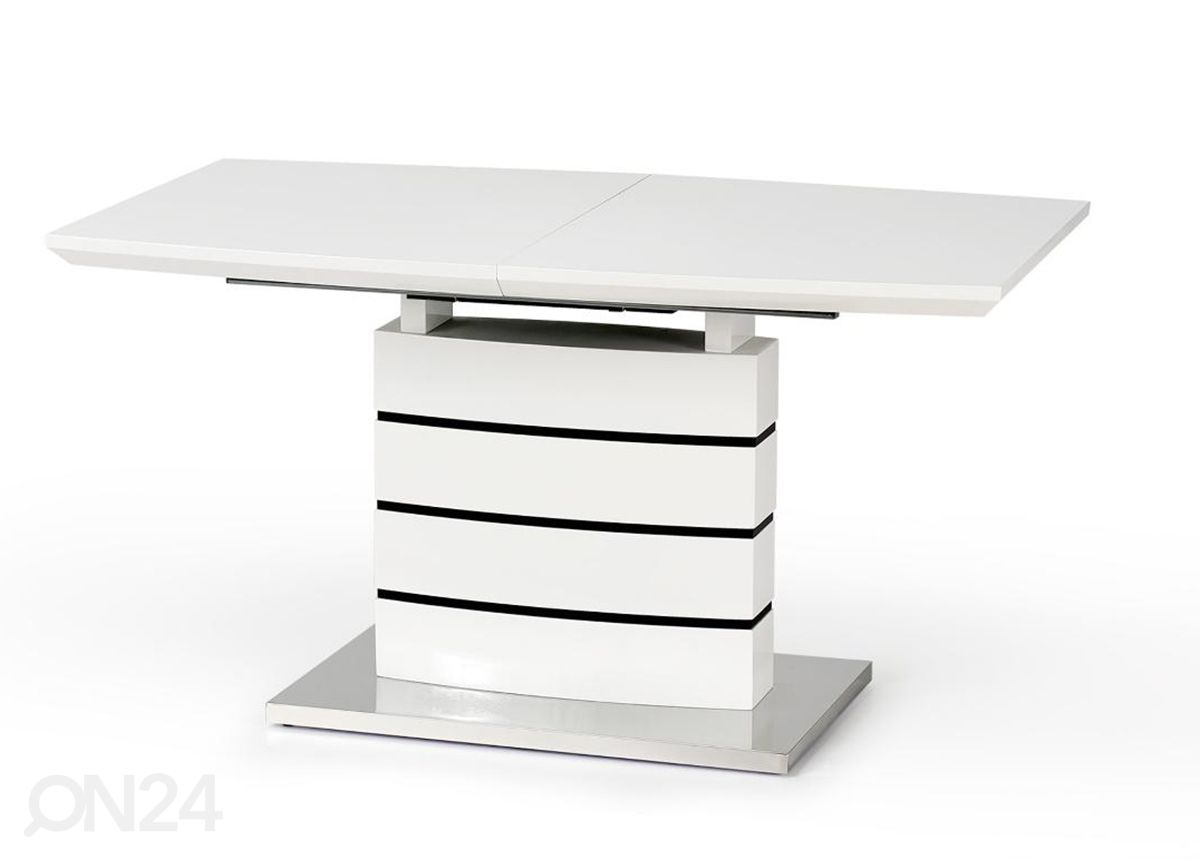 Pikendatav söögilaud 140-180x80 cm suurendatud