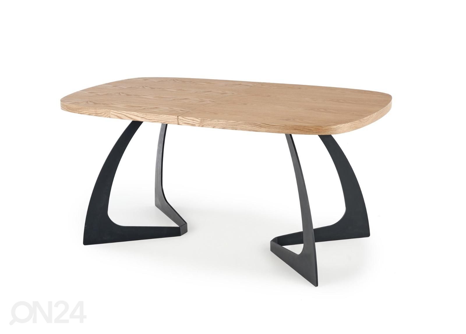 Pikendatav söögilaud 160/200x90 cm suurendatud