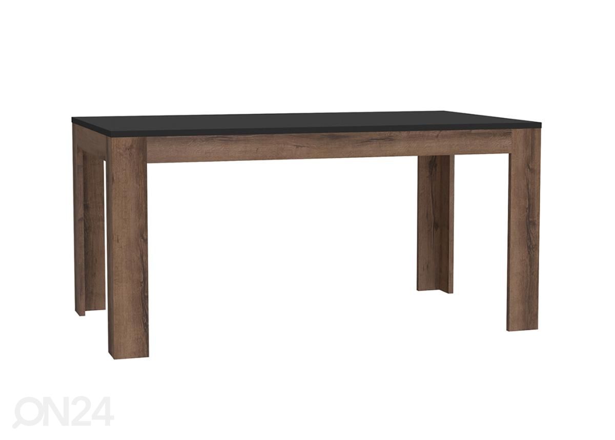 Pikendatav söögilaud 160/207x90 cm suurendatud
