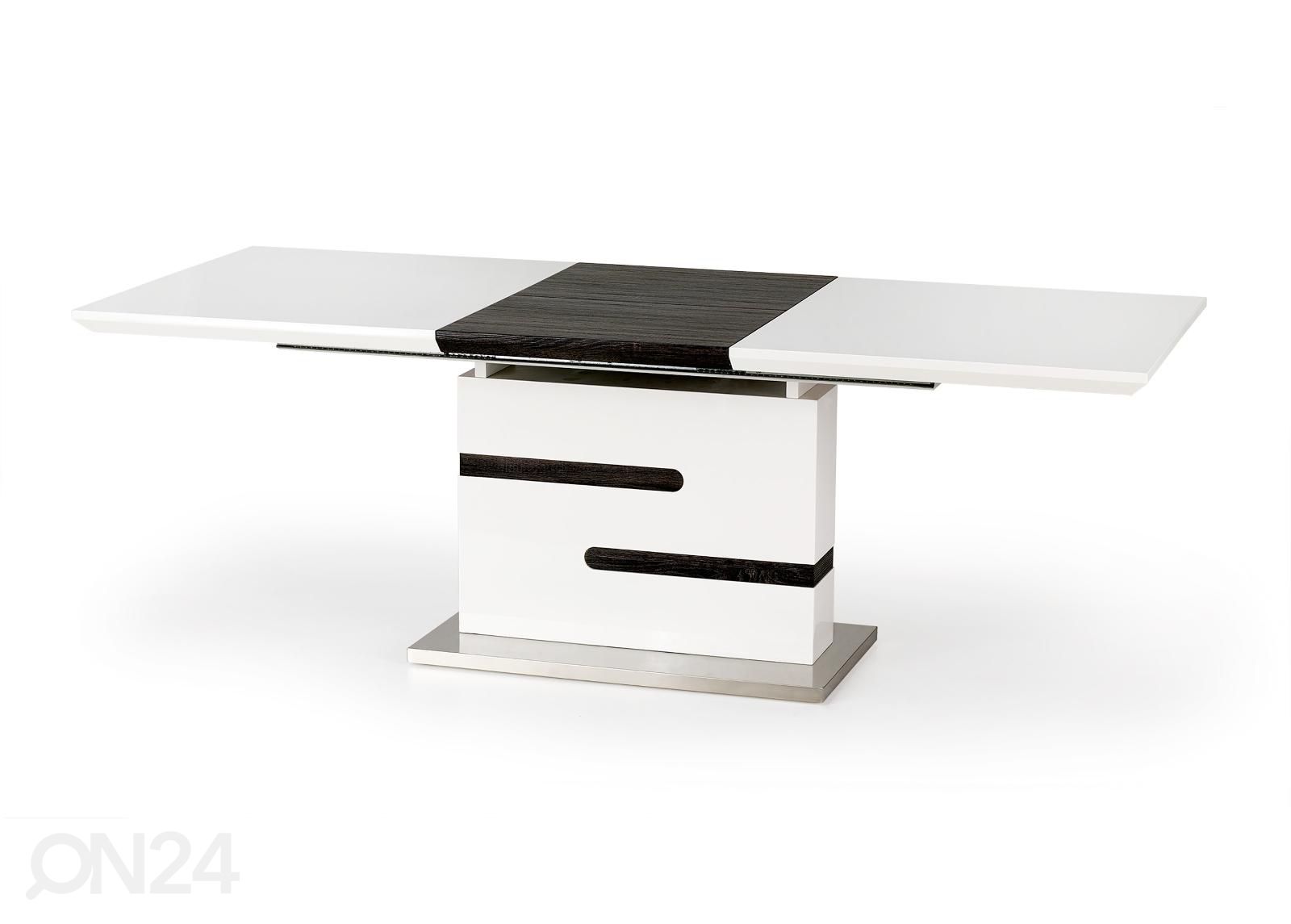 Pikendatav söögilaud 160-220x90 cm suurendatud