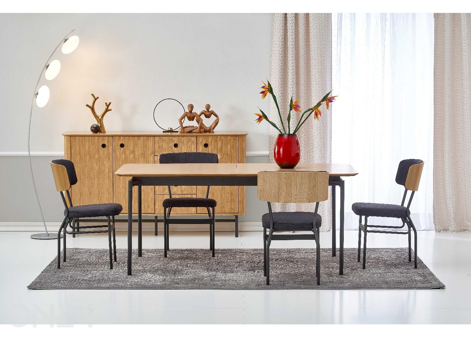 Pikendatav söögilaud 170/250x100 cm suurendatud