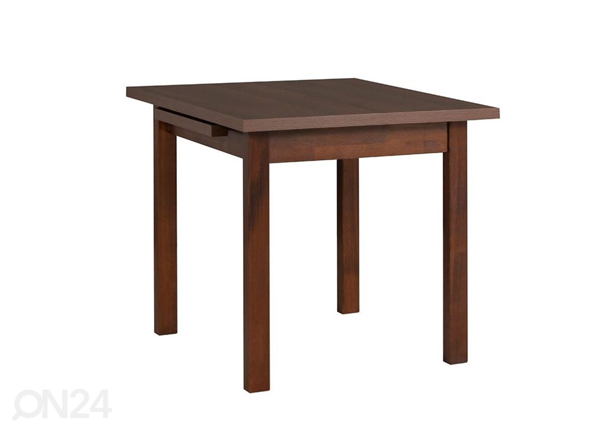 Pikendatav söögilaud 80-110x80 cm suurendatud