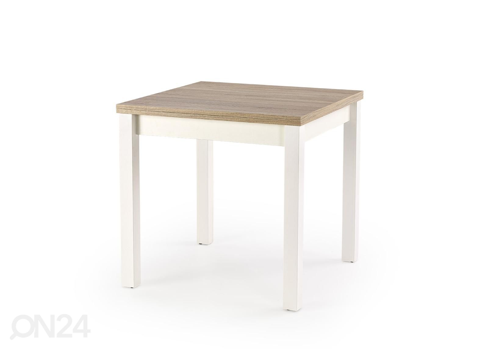 Pikendatav söögilaud 80/160x80 cm suurendatud