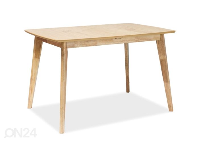 Pikendatav söögilaud 80x120-160 cm suurendatud