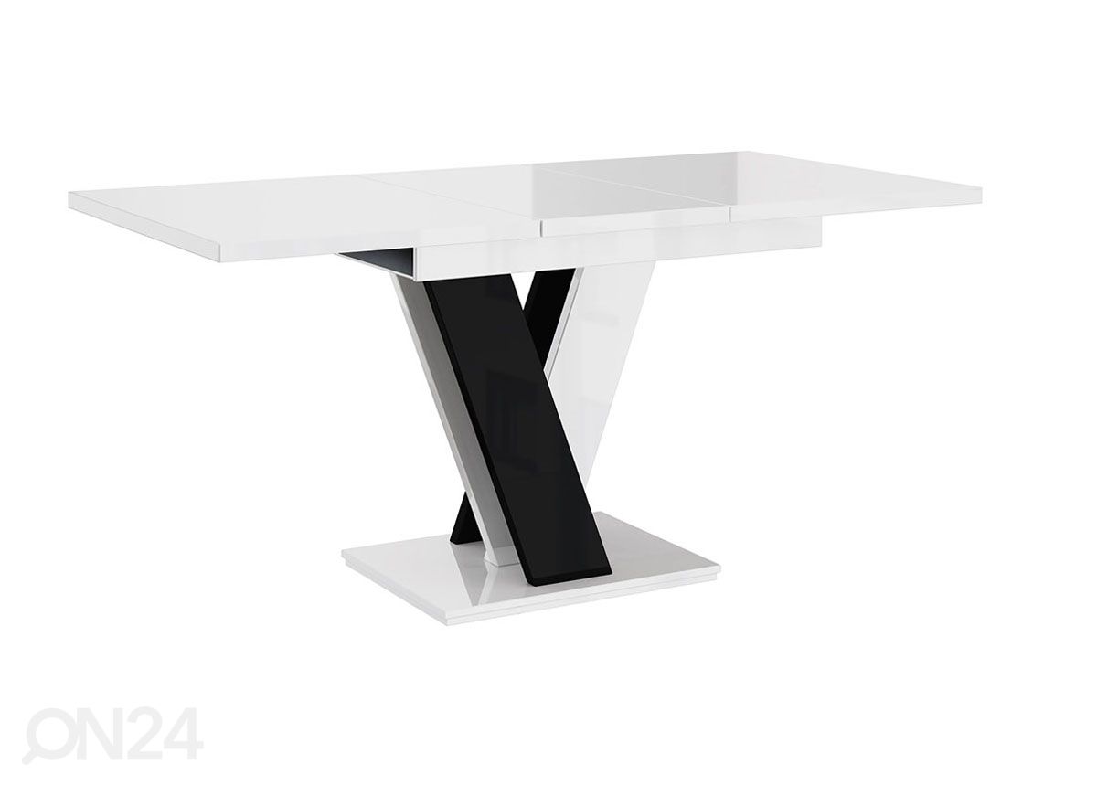 Pikendatav söögilaud 80x120-160 cm suurendatud
