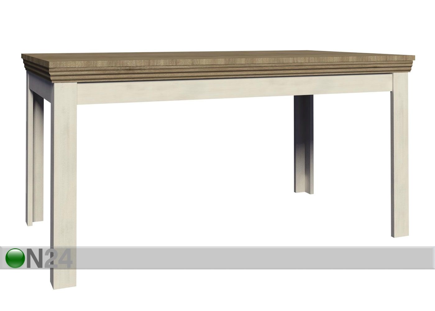 Pikendatav söögilaud 90x160-203cm suurendatud