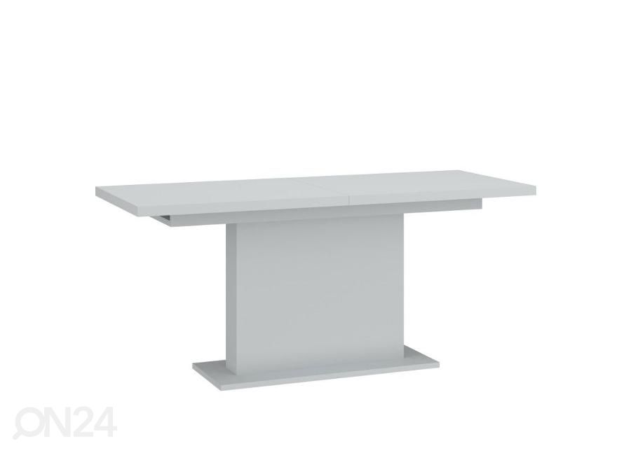 Pikendatav söögilaud Alverno 160-200x90 cm, helehall suurendatud