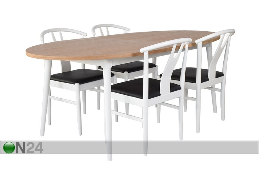 Pikendatav söögilaud Asperö 2 suurendatud