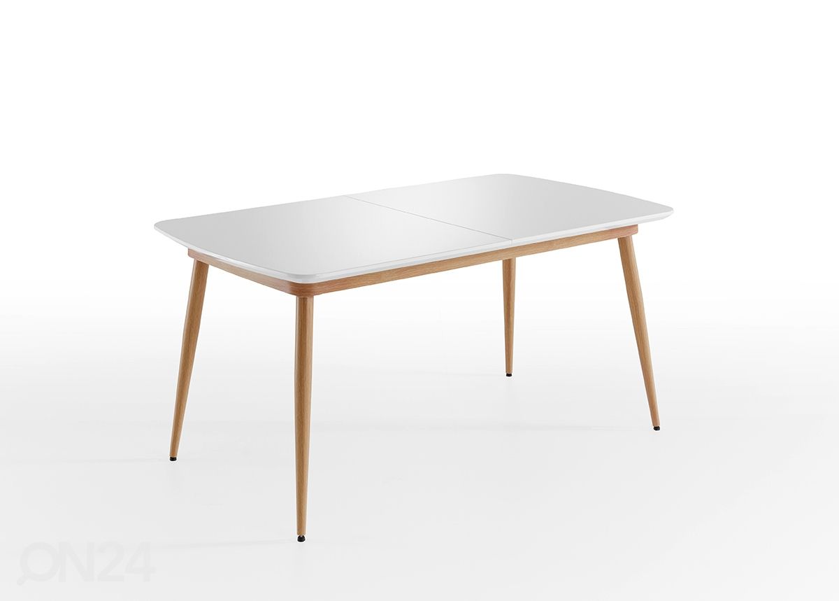 Pikendatav söögilaud Bozen 160-200x90 cm suurendatud