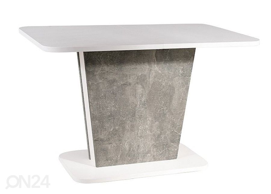 Pikendatav söögilaud Cally 110-145x68 cm suurendatud