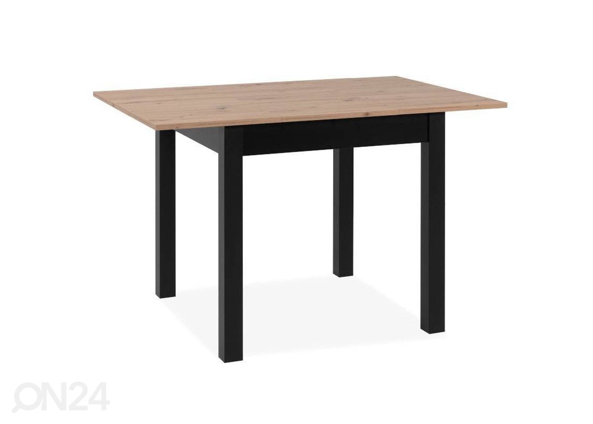 Pikendatav söögilaud Coburg 120-160x70 cm suurendatud
