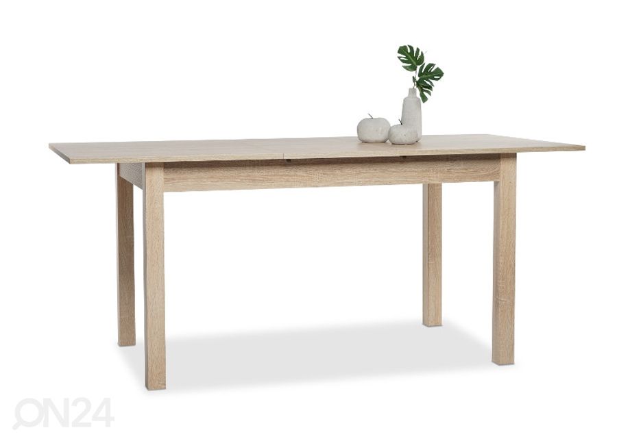 Pikendatav söögilaud Coburg 137-177x80 cm suurendatud