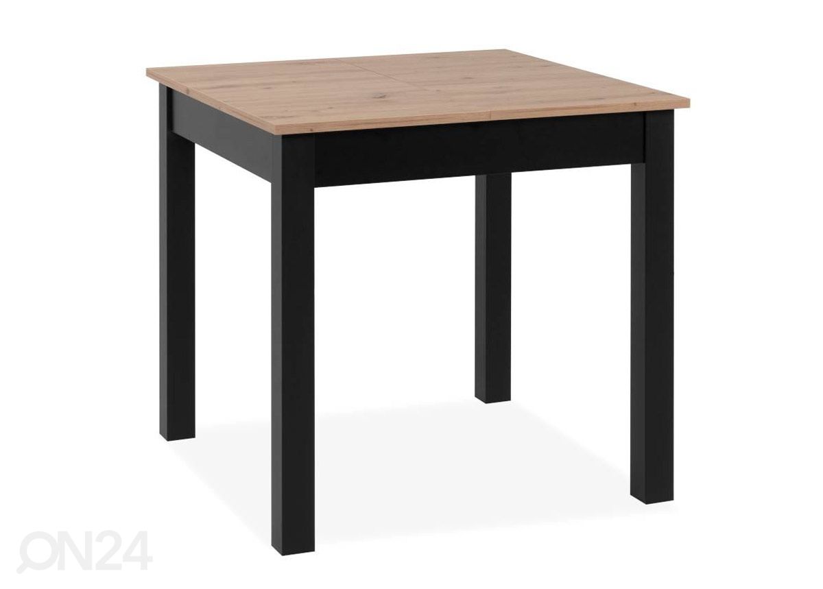 Pikendatav söögilaud Coburg 80/120x80 cm suurendatud
