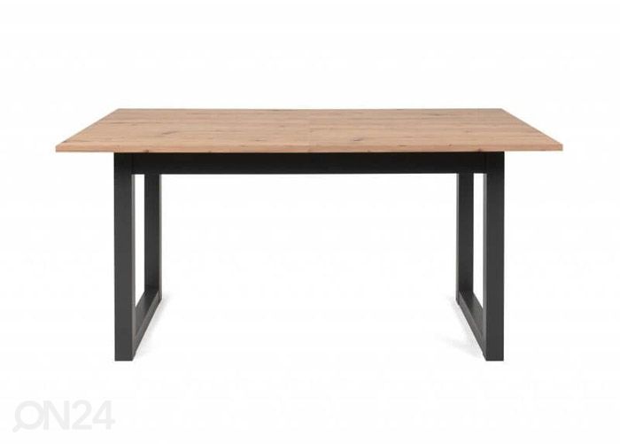 Pikendatav söögilaud Denver 160-200x90 cm, antrasiit/artison tamm suurendatud