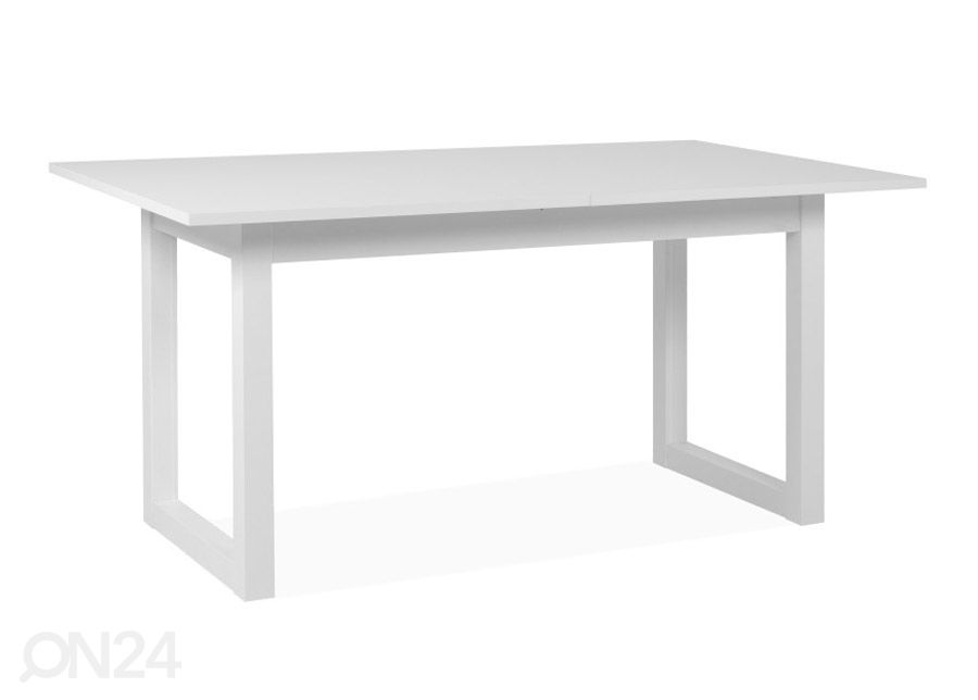 Pikendatav söögilaud Denver 160-200x90 cm, valge suurendatud