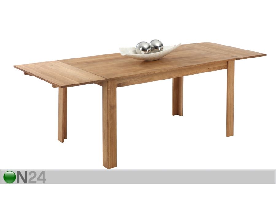 Pikendatav söögilaud Emely 80x140-220 cm suurendatud