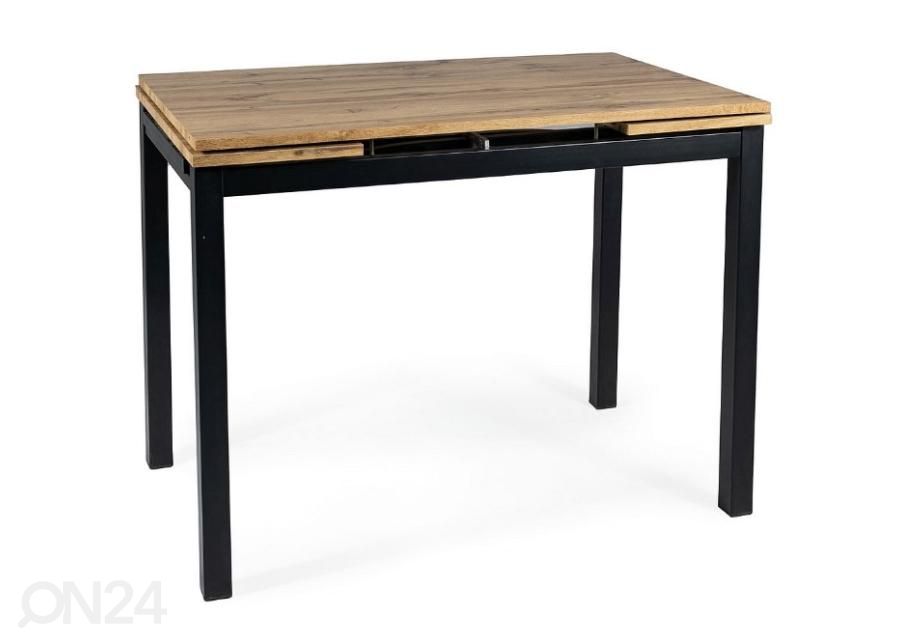 Pikendatav söögilaud Gdansk 110-170x74 cm suurendatud