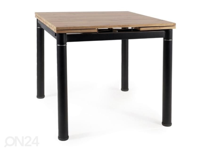 Pikendatav söögilaud Gdansk 80-131x80 cm suurendatud
