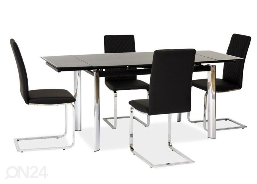 Pikendatav söögilaud Gdansk 80x120-180 cm suurendatud